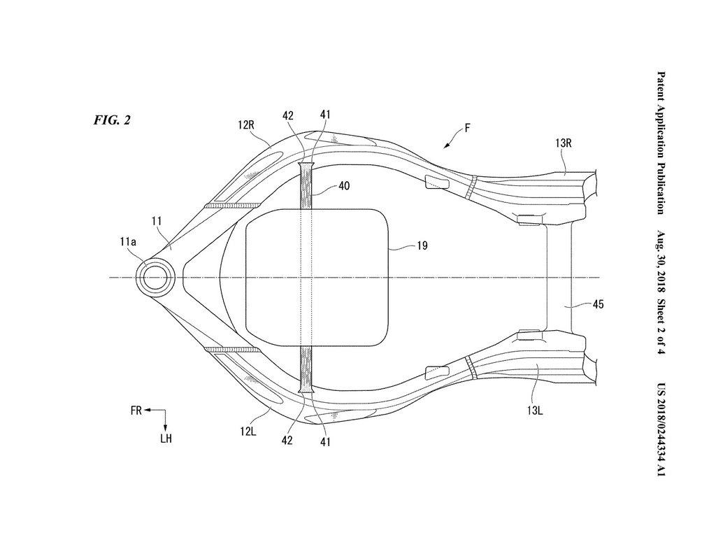 Honda carbon frame patents